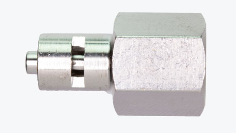 A1345 Male Luer Lock (9/16 hex), 1/8 NPT female